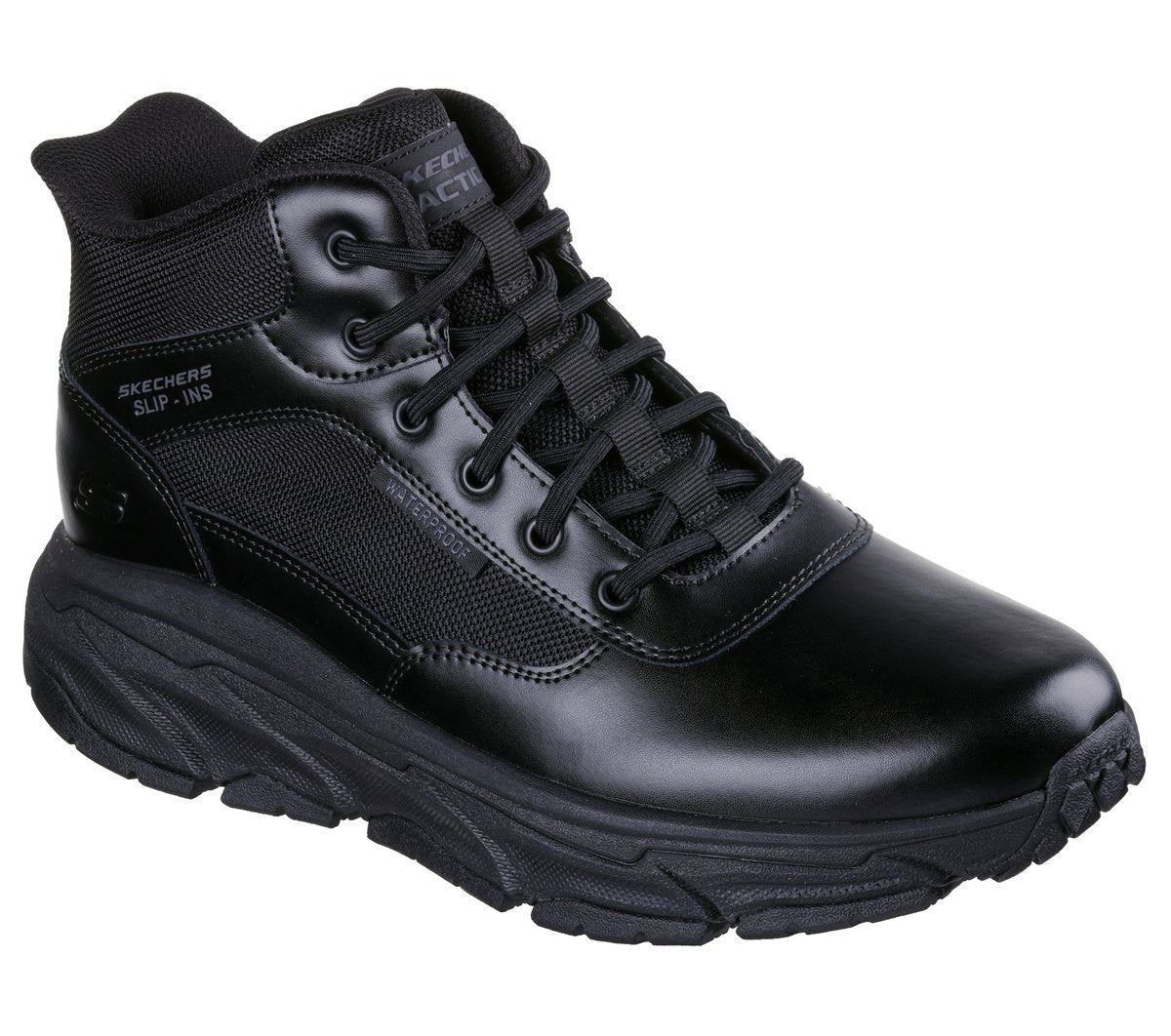 Skechers Trusted | Skechers Slip-in Work Waterproof Slip-Resistant: D'Lux Journey - Redron