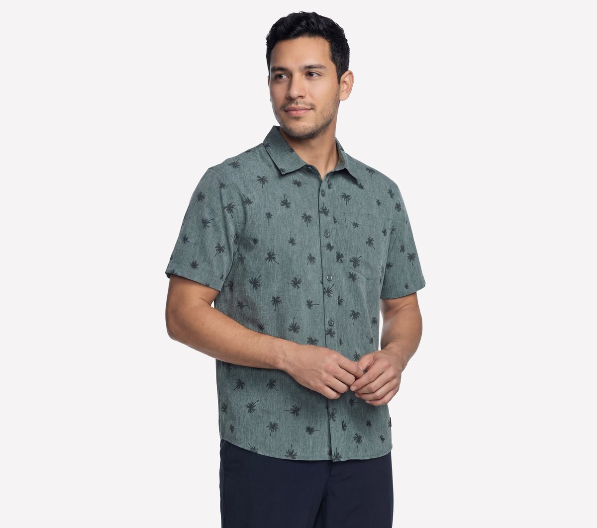 Skechers Top Pick | The GO WALK Air Printed Short Sleeve Shirt