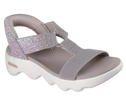 Skechers Sale | Skechers Slip-ins: GO WALK Massage Fit Sandal - Confetti Sky
