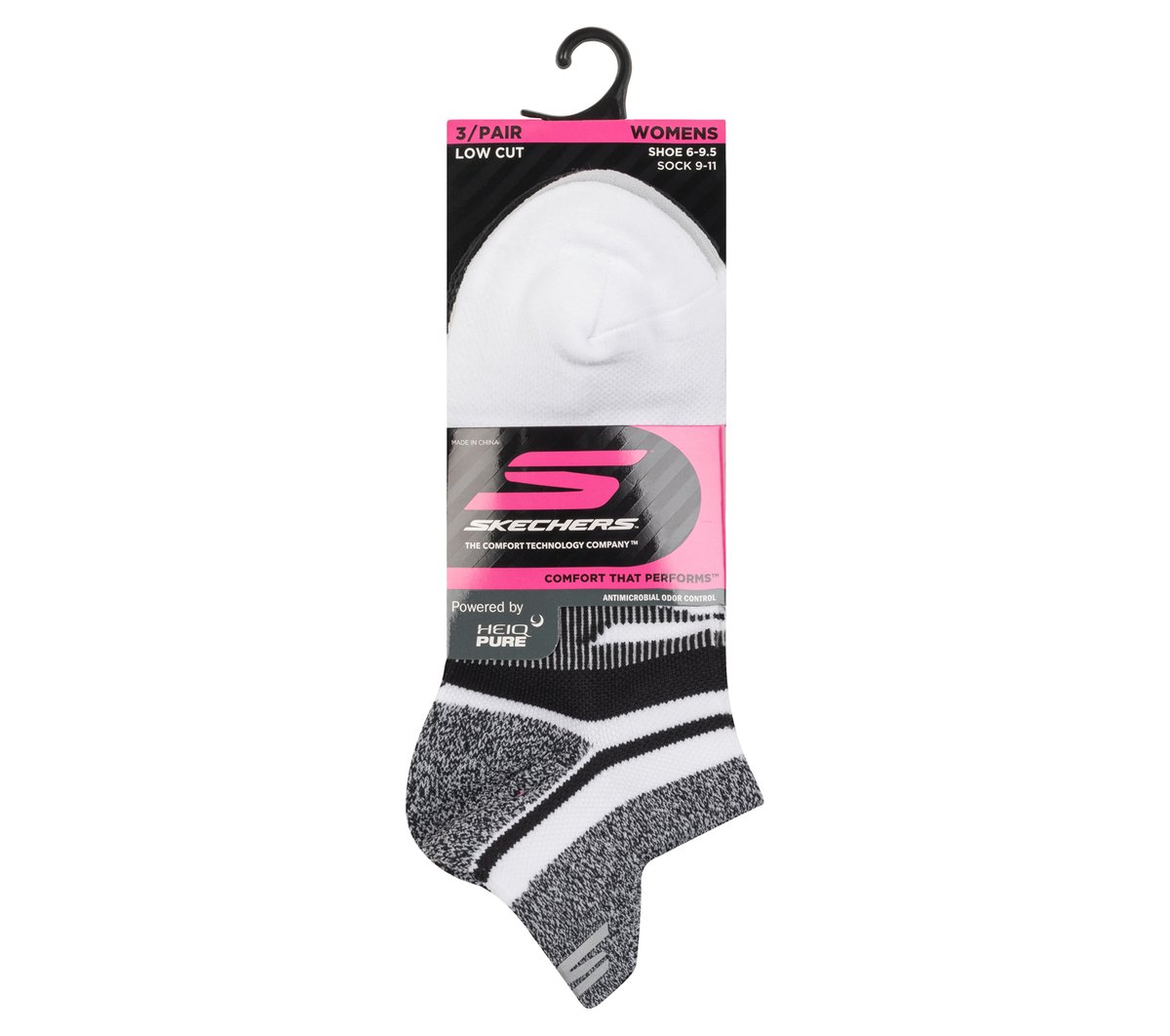 Skechers Latest | 3 Pack Women's Performance Low Cut Running Heel Tab Socks