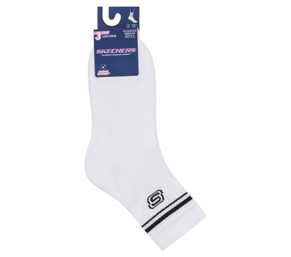 Skechers New | 3 Pack Women's Low Crew Varsity Socks