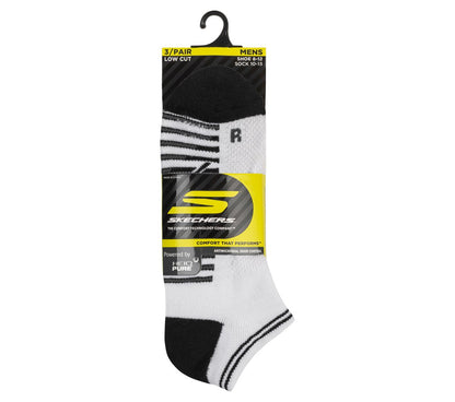 Skechers Latest | 3 Pack Men's Performance Low Cut Running Socks